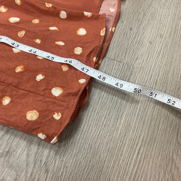 Wilfred Aritzia Libretto Puff Sleeve Button Up Midi Dress Women's M - Picture 7 of 11